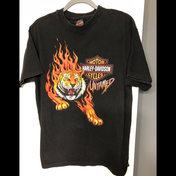 harley davidson tiger shirt